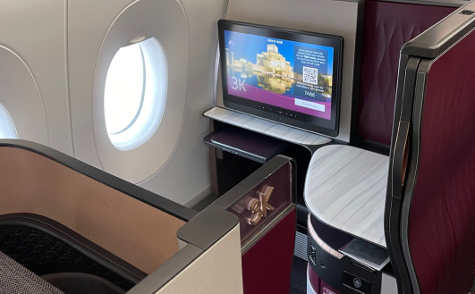 Обзор перелета бизнес-классом авиакомпании Qatar Airways